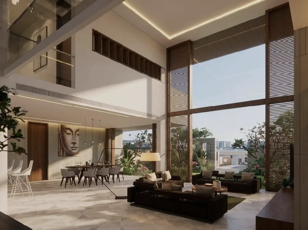 Skylit Living Space